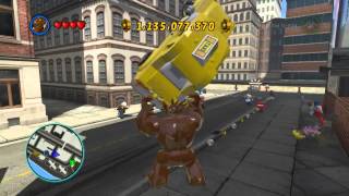 LEGO Marvel Super Heroes  Unlocking Ironman Hulkbuster  Free Roam Character Token Location [upl. by Watkins]