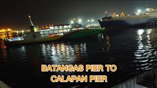 BATANGAS PIER TO CALAPAN PIER [upl. by Yzmar533]