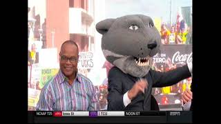 College Gameday Lee Corso headgear  Kansas State amp Baylor  GP Mike Singletary  Dec 6 2014 ESPN [upl. by Itak264]