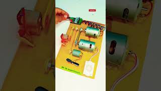 Multiplay generator use of 12amp5V DC motor shorts viralvideo experiment 💥🔁 [upl. by Tica]