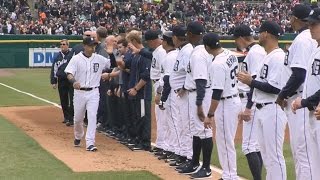 MINDET Tigers starters introduced on Opening Day [upl. by Hanavas]