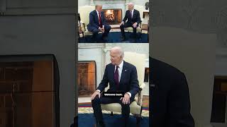 Biden greets Trump at the White House [upl. by Thomsen430]