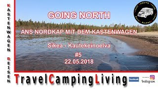 NORDKAP TOUR 5 FÜHSTÜCK AM STRAND POLARKREIS ÜBERQUERUNG SCHEIBEN PUTZEN NAH AM WASSER GEBAUT [upl. by Jessen878]