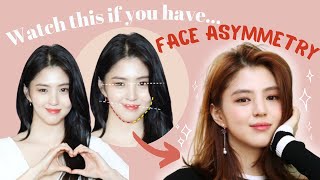 3 Quick Fix for FACE ASYMMETRY amp Uneven Face  MAKEUP HAIR STYLING [upl. by Yenots301]