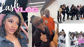 LASH VLOG HOSTING A LASH CLASS W JAZMINE CHEAVES NOT UNDERSTANDING THE HYPE SUNDAY FUNDAY [upl. by Nonnad]