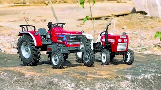 Die Cast Model Tractor Unboxing  Mahindra Arjun 605 Jcb Backhoe Loader Swaraj 855 fe Tractor Toys [upl. by Serilda587]