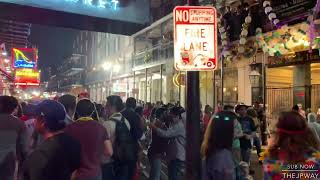 Mardi Gras Weekend Always Lit New Orleans Bourbon Streettravel mardigras bourbonstreet nightlife [upl. by Nicolle]