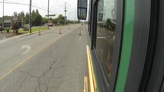 Driving Tulsa streets in the Old Urban Trolley [upl. by Arahsat]