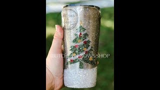 Original Snow Globe Tumbler Tutorial Previous Fb Live [upl. by Negaem]