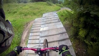 Bikepark Hindelang  Black Course Downhill 2014 GoPro [upl. by Lody794]