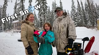 When Snow Hits an OffGrid Homestead  First Storm of the Season [upl. by Notse544]