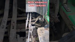 Bobcat skidsteer loud chatter noise clacking knocking engine running belt tensioner adjustment t550 [upl. by Burrow]