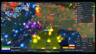 Big Rhine Confed Napoleonic Wars Map Rise of Nations [upl. by Ozne]