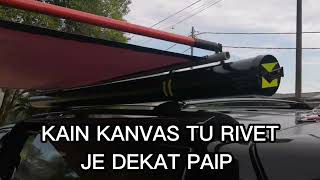 DIY Awning Car BAJET kurang RM130 [upl. by Maida904]