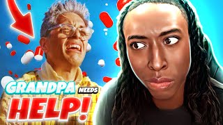 WHAT AM I WATCHING Brandon Rogers  Grandpa Needs Help amp Blitzø VS Grandpa ReactionVideo [upl. by Ruhtua33]