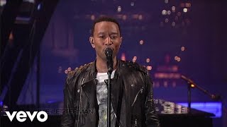 John Legend  The Beginning Live on Letterman [upl. by Eentirb]