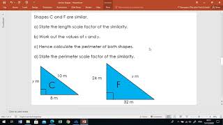 12 Year 9 Scheme 1 Shape 1 Finding Lengths in Similar Shapes [upl. by Normak206]