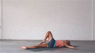 Reclining Spinal Twist Pose Supta Matsyendrasana [upl. by Yelrebma]