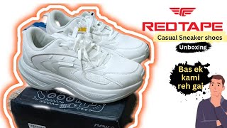 RedTape Casual Sneakers 🔥 Unboxing amp First Impressions  Style and Comfort Review [upl. by Tonneson]