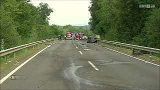 ORF  Burgenland heute  Tödlicher Verkehrsunfall bei Oberwart 04082024 [upl. by Ful]