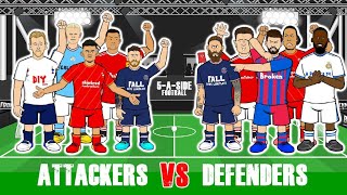 ⚽5ASIDE Attackers vs Defenders⚽ Frontmen Season 401 without censord version 442oons [upl. by Adnat]