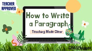 How to Write a Paragraph for Kids Teaching Lesson in English [upl. by Shere146]