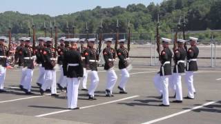 USMC Silent Drill Platoon Performance at The Museum of Flight [upl. by Wandis]