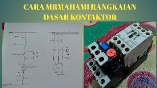 Cara Memahami Rangkaian Dasar Kontaktor Sederhana [upl. by Nayk442]