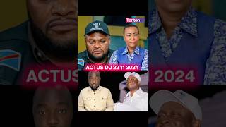 Informations du 22 11 2024 tontondtv kinshasa danielbumba kabila augustinkabuya [upl. by Felske]