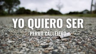 Perro Callejero  Yo Quiero Ser Letra Oficial [upl. by Laekcim]