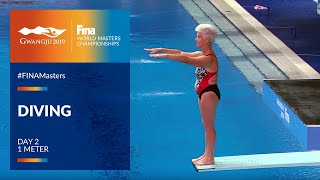 RELIVE  Diving Day 2  1m  FINA World Masters Championships 2019 [upl. by Schrader]