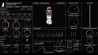 Inline 14 Engine Frequency Changed Engine Simulator [upl. by Auqinu799]