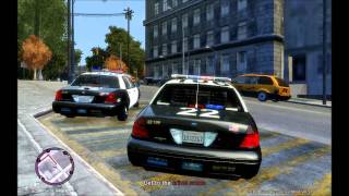 GTA4EFLC  LAPD responding to a mugging [upl. by Hadwin]