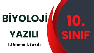 Biyoloji Yazılıya Hazırık 1 Dönem 1 Yazılı [upl. by Odrareve]