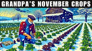 Grandpas Gardening Hacks  31 Crops To Grow In November No Matter Where You Live [upl. by Hanavas]