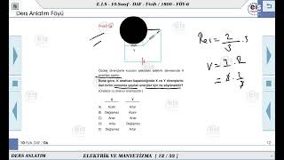 10 Sınıf Fizik  Elektrik ve Manyetizma  6 🔩 [upl. by Ladonna]