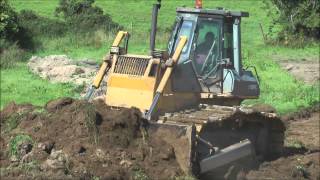 Komatsu D65PX Bulldozer working [upl. by Horacio268]