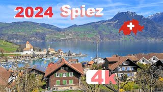 🇨🇭  2024  Winter  SWITZERLAND Suiza SPIEZ Part 8 THUN BEATENBERG Lungern Grindelwald 🇨🇭 [upl. by Itisahc426]