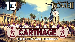 🔴LIVE THIS IS TOTAL WAR  LEGENDARY  CARTHAGE CAMPAIGN 13 [upl. by Acilef]