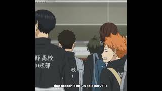 Kagehina edit🧡💙 haikyuu anime edit karasuno kagehina kageyama hinata [upl. by Alracal]