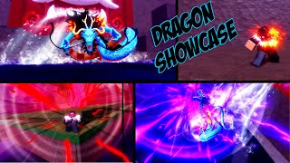 FRUIT BATTLEGROUNDS DRAGON SHOWCASE  HOW TO USE DRAGON [upl. by Adnilrev]