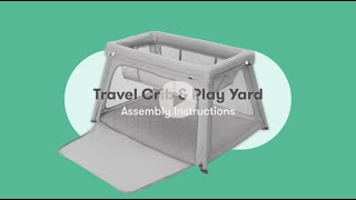 How to Assemble the Newton Travel Crib amp Play Yard [upl. by Eleda]