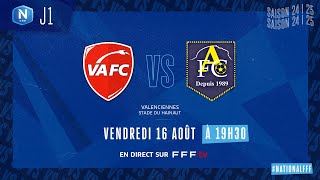 J1 I Valenciennes FC vs Aubagne FC en replay I National FFF 20242025 [upl. by Henrique]