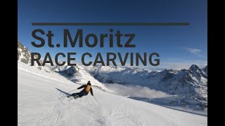 St Moritz Race Carving fun [upl. by Aicsila]