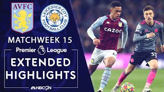 Aston Villa v Leicester City  PREMIER LEAGUE HIGHLIGHTS  1252021  NBC Sports [upl. by Gnah183]