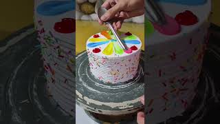 Multi Colour Cake  Cake Recipe shorts youtubeshorts video video [upl. by Dace]