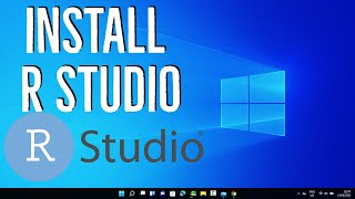 How to Download and Install RStudio [upl. by Larual]