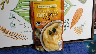 Chefs Cupboard Homestyle Four Cheese Mashed Potatoes Food varieties in Dollar Tree [upl. by Aronek]