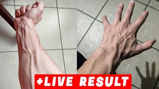 get veiny hands permanently  in less than 3 min at home [upl. by Keldon]