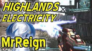 Borderlands 2  How To Turn Off The Electricity  Highlands [upl. by Johathan830]